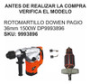 Roto Engranaje Carbones Rotomartillo Dowen Pagio 9993896 2