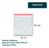 Saco Zip Lock Hermético N12 - 35x45 - C/ 50 Unid. 2 Saco Zip Lock Hermético N12 - 35x45 - C/ 50 Unid. 2