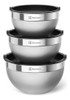 Conjunto De Bowls Tigelas Inox Com Tampa Plástica Electrolux 0 Conjunto De Bowls Tigelas Inox Com Tampa Plástica Electrolux 0