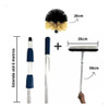 Cabo Extensor 6 Metros Rodo 35cm Vidros Vassoura Limpa Teto 6
