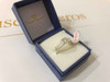 Anillo Solitario Ancho, En Plata 925. T=17. Circonia. Tuset 2