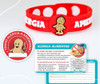 Kit Id - Alergia A Amendoim  1 Pulseira+06 Adesivos+1 Cartão 2