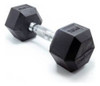 Mancuerna Hexagonales Hierro Recubierto Dumbbell 7.5kg 0