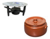 Rechaud De Barro Com Base De Ferro Com Difusor 0