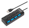 Mobilador Hub 4 Portas + Otg Micro Usb V8 Teclado Mouse Usb 3