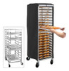 Padaria Única Capa De Rack Pan Rack Capa Com Janela 5