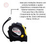 Trena Manual Emborrachada Com Trava 5 Metros 5mx25mm Top 1