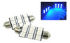 2 X 578 211-2 212-2 Azul 9 Led Interior Cúpula Luz 42mm Bomb 0