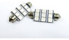 2 X 578 211-2 212-2 Azul 9 Led Interior Cúpula Luz 42mm Bomb 3
