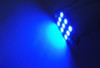 2 X 578 211-2 212-2 Azul 9 Led Interior Cúpula Luz 42mm Bomb 6
