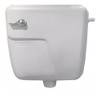 Cisterna Para Baño Boton Frontal Plastica Blanca 0