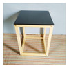 Mesa Pedestal Moderna De Madera Y Placa Sin Uso 1