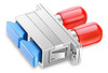 Acoplador Óptico Duplex Híbrido Sc St Pc Com Flange 1