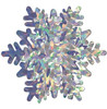 Beistle 3-d Snowflake Centerpieces 10  (silver Prismatic), P 1