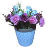 Maceta De Ceramica Con Arreglo Floral. Ideal Regalo. 0