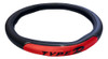 Cubre Volante Goma Para Autos Cuero Tunning Reflectivo Rojo 0