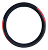Cubre Volante Goma Para Autos Cuero Tunning Reflectivo Rojo 2
