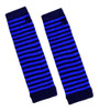 Mitones - Guantes Rayados Azul / Negro 0