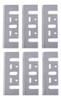 6 X Lâminas Faca 82mm Corte Plaina Elétrica Pb-92 1900b Hss 0