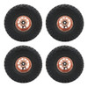 Pneus De Cobre Para Scx10 4 Unidades De 1,9 Polegadas E 10 F 3