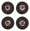Pneus De Cobre Para Scx10 4 Unidades De 1,9 Polegadas E 10 F 4