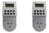 Timer Digital Programable Temporizador Enchufable X 2 U 0