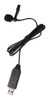 Mini Clipe -on Usb Lapela Lapela Condensador Mic Microfone P 3