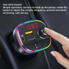 Transmisor Fm Bluetooth Celular Mp3 Cargador Usb  Luz Rgb T4 5
