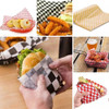 Combo Papel Parafinado Hamburguesa Negro + Rojo X100un 4