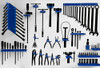 Kit Suportes Para Painel De Ferramentas Com 23 Unidads Azul. 4