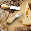 Juego De 8  S Queso Mango De Madera De Bambú 2  S Ques... 2