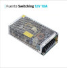 Fuente 12v 10a Metalica Switching Tira Led Cctv Pack 4 1