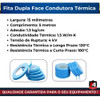 Fita Dupla Face Pra Isolamente Térmico Industrial 5mt 15mm 4