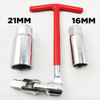 Chave Vela Universal Articulada C/soquete 16/21mm 1