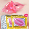 Kit 10 Máscaras Labial Colágeno Rosa Lip Mask Hidratante 1