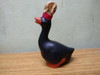 Pato Cocinero De Ceramica Con Gorro De Tela Lindo Adorno 0