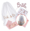 Kit Despedida De Solteira Véu E Tiara Bride Noivinha 0