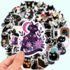 50 Adhesivos Surtidos Con Modelo De Gatitos 3