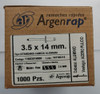Remache Pop Aluminio 3.5x14  Argenrap  -  200 Unidades 3