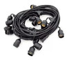 5 Mt Guirnalda Luces Sellada Lluvia Exterior Ip66 S/lámparas 5