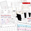 Kit Imprimible Calendarios 2024 Almanaque Pack Oro Editable 0