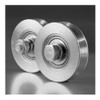 Rueda Para Porton En V Con Buje Y Tornillo 70mm K37 2