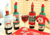 Fashionclubs Navidad Botella De Vino Feo Sueter Cubre Set C 5