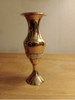 Pequeño Florero Hindú. Bronce Y Nacar. Origen India. Impecab 4