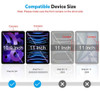 Protector Pantalla Compatible iPad Air Pro Vidrio Templ. X2 1
