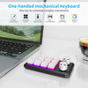 Teclado Mecânico De 12 Teclas Bluetooth Copiar Colar Branco 6