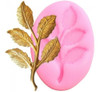 Molde De Silicone Galho De Folhas 0