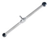 Barra Corta Para Triceps Recta Cromada C/ Centro Móvil 0