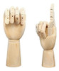 Maniquí Articulado De Madera Con Dedos Flexibles De Madera. 5