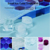 Bandejas De Hielo Con Tapa, 37 Moldes Pequeños De Silicona 4 Bandejas De Hielo Con Tapa, 37 Moldes Pequeños De Silicona 4